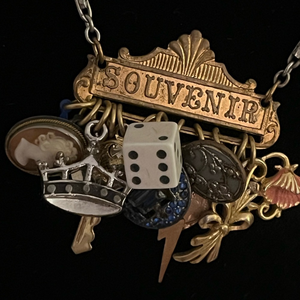 NECKLACE vintage Souvenir Handmade ONE OF A KIND - Picture 6 of 12